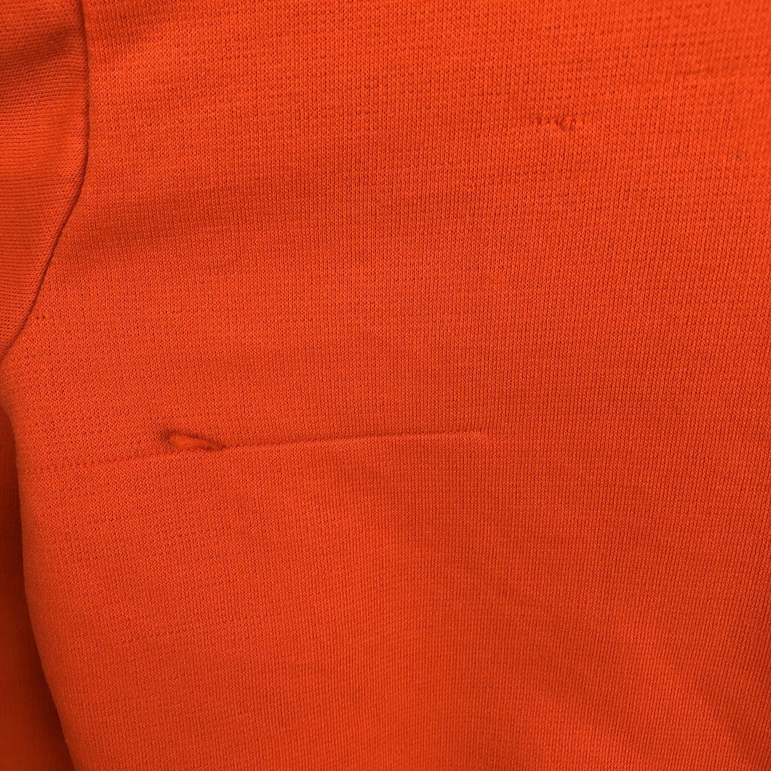 Double-faced sweatshirt full-zip hoodie, men's size M equivalent, vintage. unclear orange type Vintage Second Hand