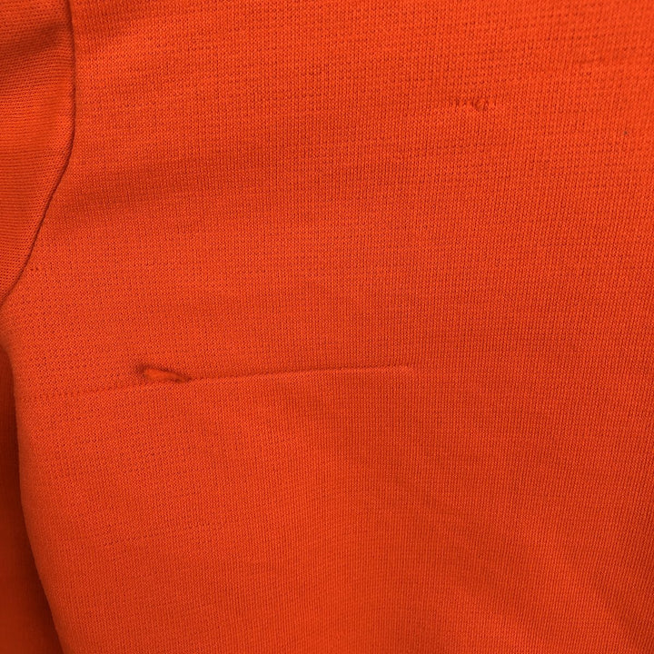 Double-faced sweatshirt full-zip hoodie, men's size M equivalent, vintage. unclear orange type Vintage Second Hand