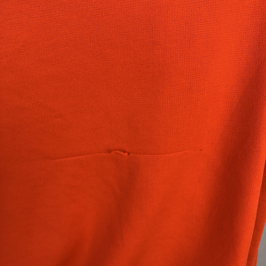 Double-faced sweatshirt full-zip hoodie, men's size M equivalent, vintage. unclear orange type Vintage Second Hand