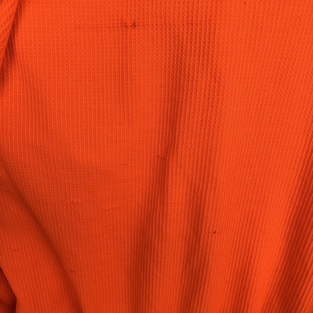 Double-faced sweatshirt full-zip hoodie, men's size M equivalent, vintage. unclear orange type Vintage Second Hand
