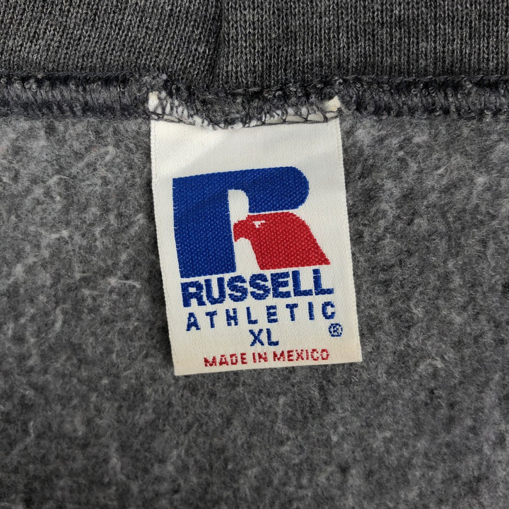 Vintage 90'S Russell Athletic full-zip sweatshirt, size XL, men's cotton gray type Vintage Second Hand