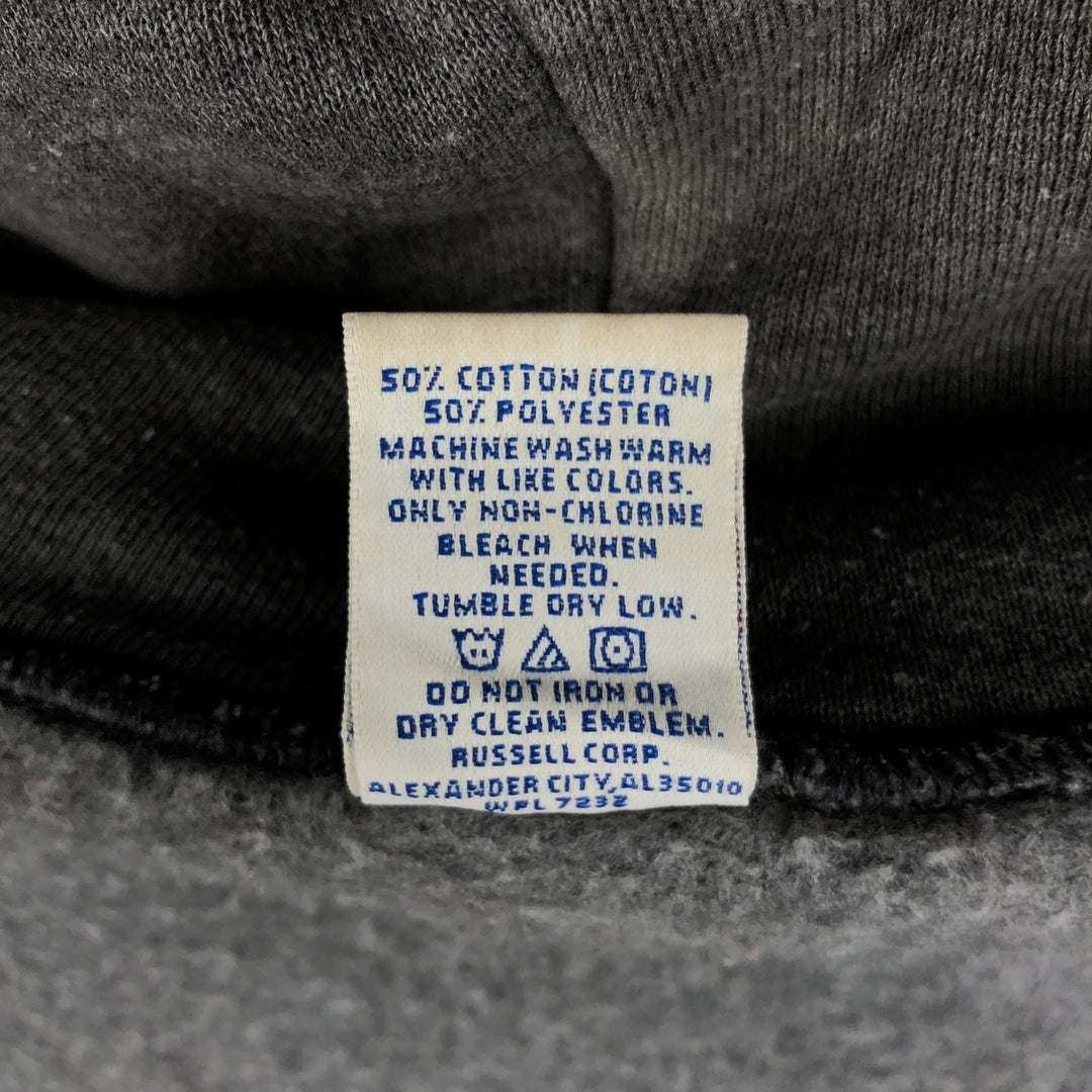 Vintage 90'S Russell Athletic full-zip sweatshirt, size XL, men's cotton gray type Vintage Second Hand