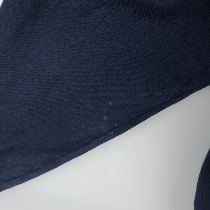 Vintage 90'S Russell Athletic full-zip sweatshirt, size XXL, men's cotton navy blue type Vintage Second Hand