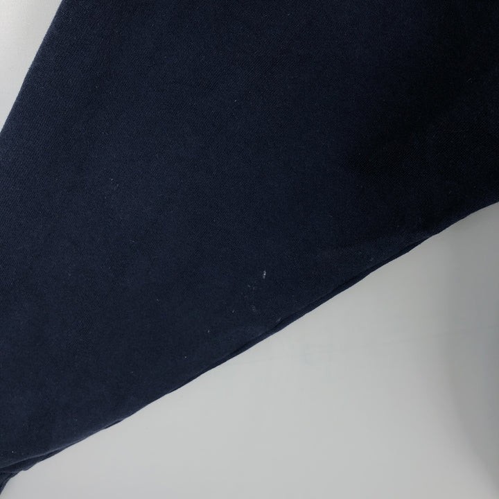 Vintage 90'S Russell Athletic full-zip sweatshirt, size XXL, men's cotton navy blue type Vintage Second Hand