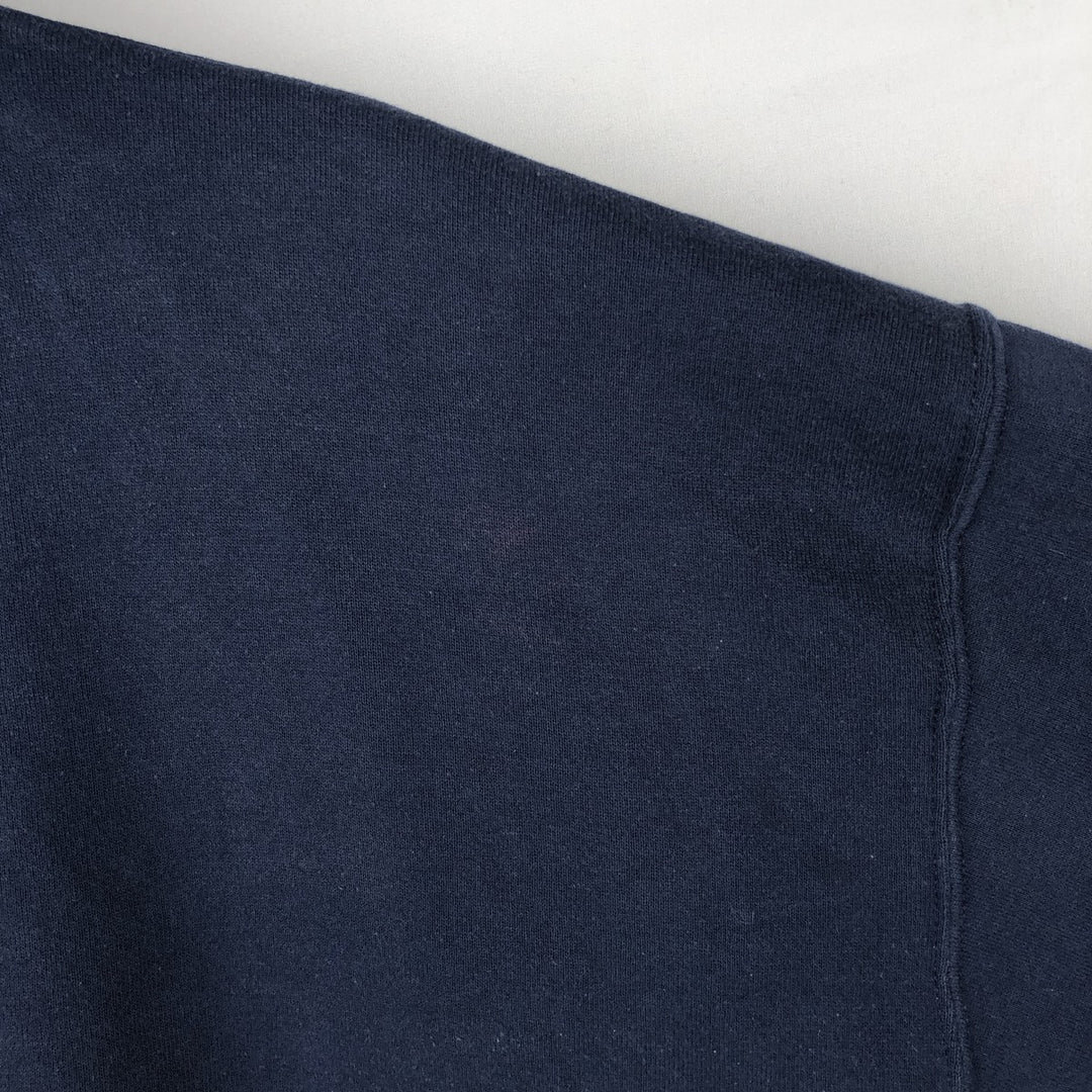 Vintage 90'S Russell Athletic full-zip sweatshirt, size XXL, men's cotton navy blue type Vintage Second Hand