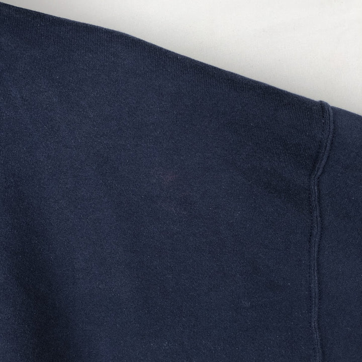 Vintage 90'S Russell Athletic full-zip sweatshirt, size XXL, men's cotton navy blue type Vintage Second Hand