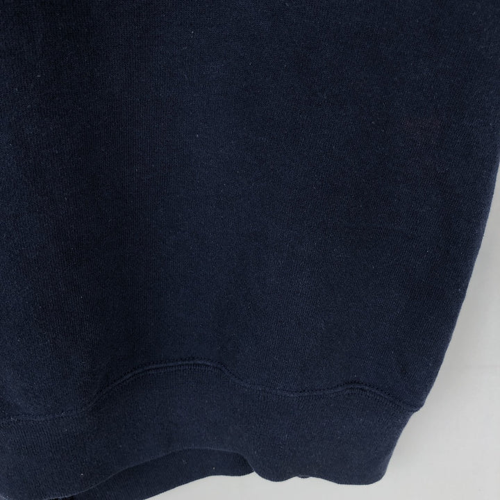 Vintage 90'S Russell Athletic full-zip sweatshirt, size XXL, men's cotton navy blue type Vintage Second Hand