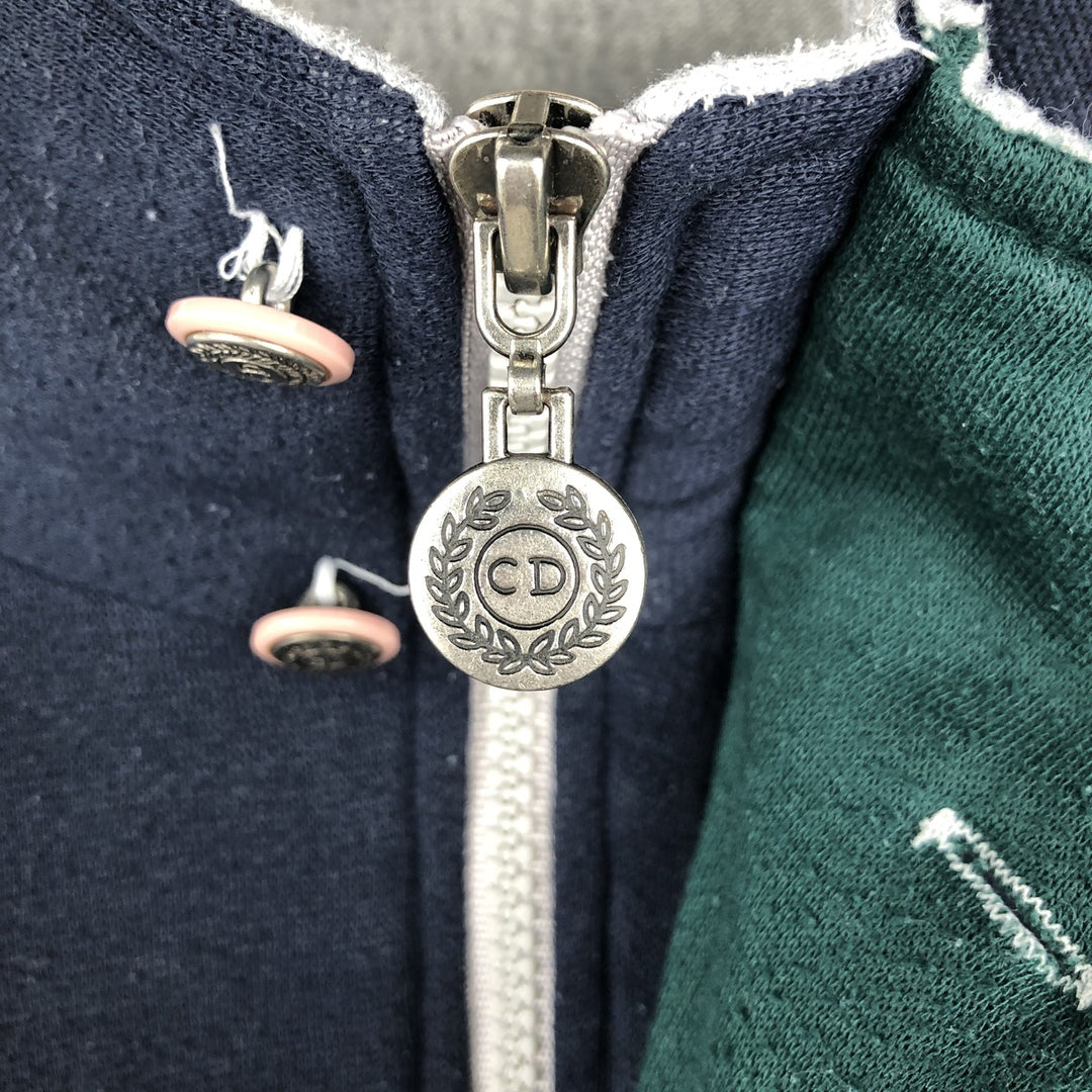 80s-90'S Christian Dior MONSIEUR full-zip sweatshirt, men's size L (approx.) polyester gray type Vintage Second Hand