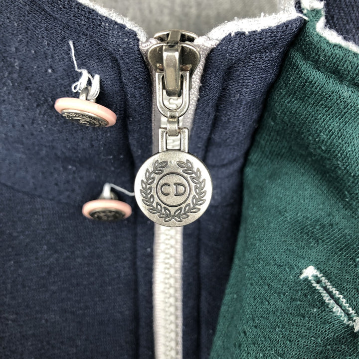 80s-90'S Christian Dior MONSIEUR full-zip sweatshirt, men's size L (approx.) polyester gray type Vintage Second Hand