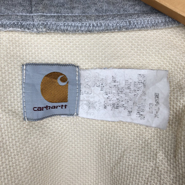 Carhartt Sweat Full Zip Hoodie Men's XL unclear gray type Vintage Second Hand