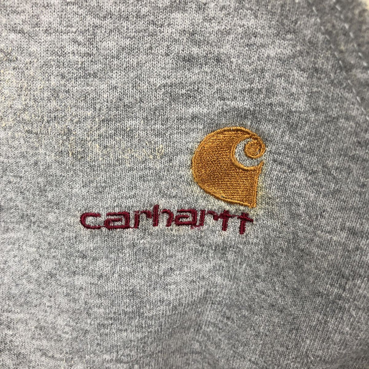 Carhartt Sweat Full Zip Hoodie Men's XL unclear gray type Vintage Second Hand