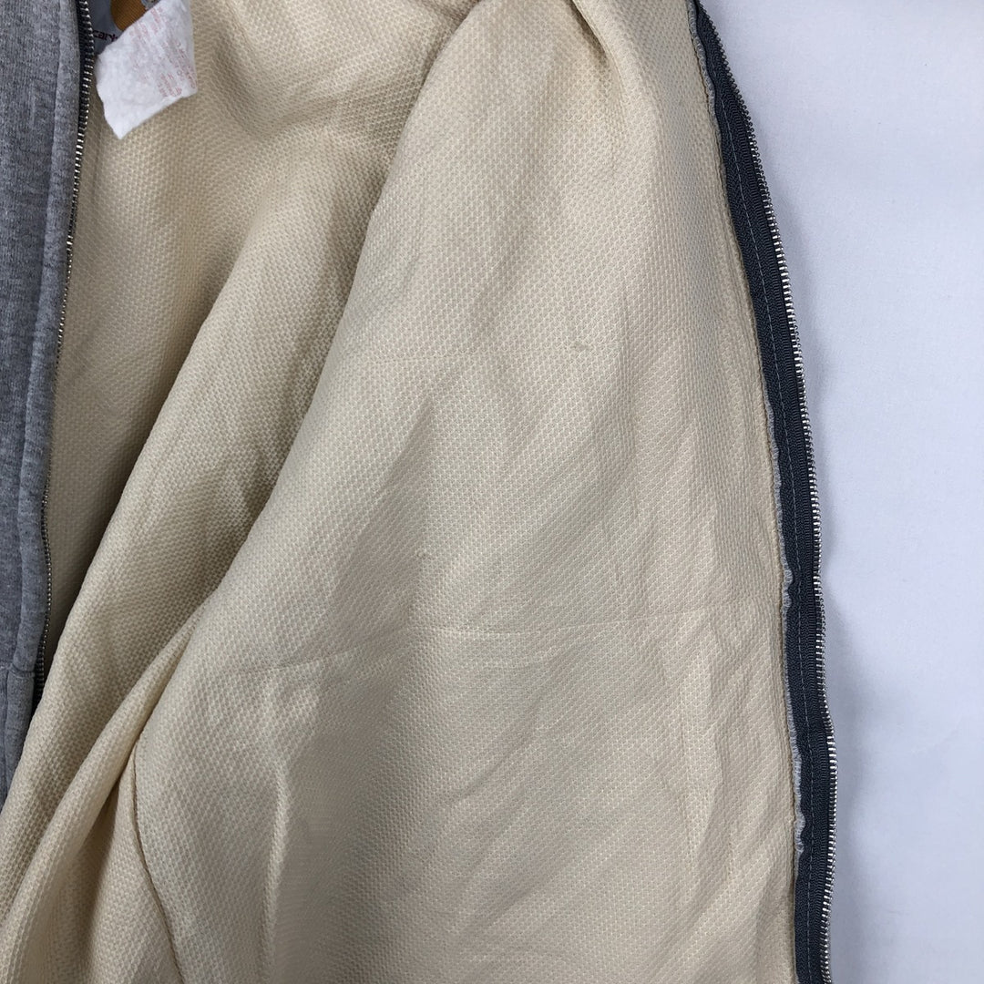 Carhartt Sweat Full Zip Hoodie Men's XL unclear gray type Vintage Second Hand