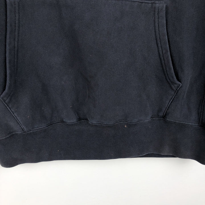 Champion REVERSE WEAVE EN24K Sweat Pullover Hoodie, Men's Size L (approx.) unclear black type Vintage Second Hand