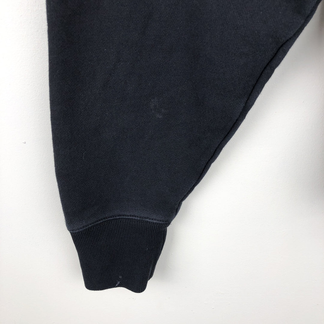 Champion Reverse Weave Half-Zip Hoodie, Men's Size L cotton black type Vintage Second Hand