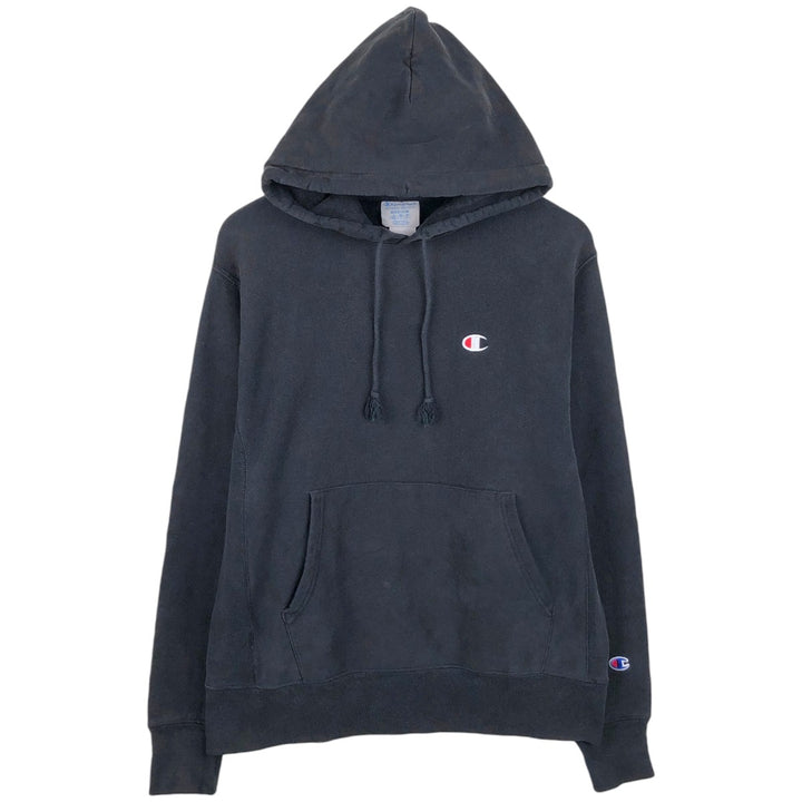 Champion REVERSE WEAVE Reverse Weave Sweat Pullover Hoodie Men's M cotton black type Vintage Second Hand