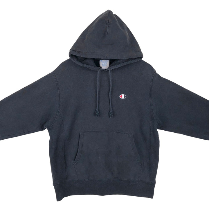 Champion REVERSE WEAVE Reverse Weave Sweat Pullover Hoodie Men's M cotton black type Vintage Second Hand