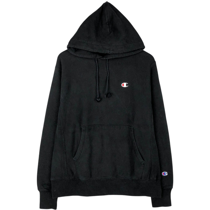 Champion REVERSE WEAVE Reverse Weave Sweat Pullover Hoodie Men's M cotton black type Vintage Second Hand