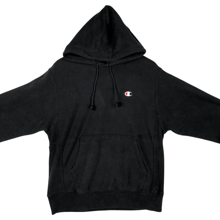 Champion REVERSE WEAVE Reverse Weave Sweat Pullover Hoodie Men's M cotton black type Vintage Second Hand