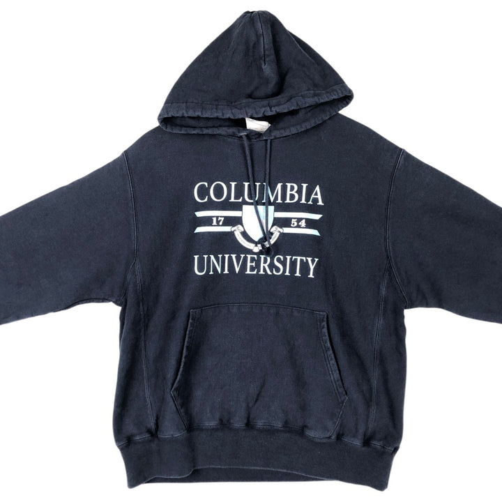 Champion Reverse Weave COLUMBIA Columbia University cotton navy blue type Vintage Second Hand