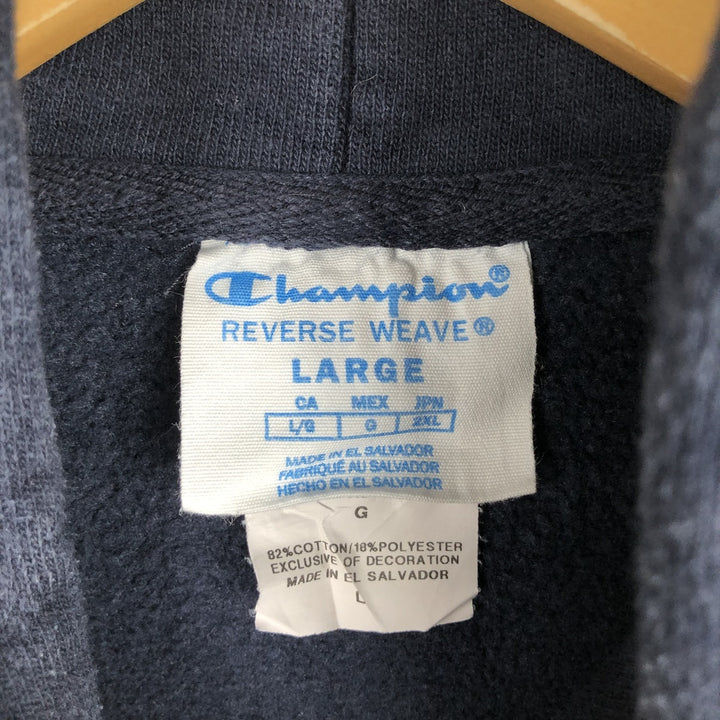 Champion Reverse Weave COLUMBIA Columbia University cotton navy blue type Vintage Second Hand