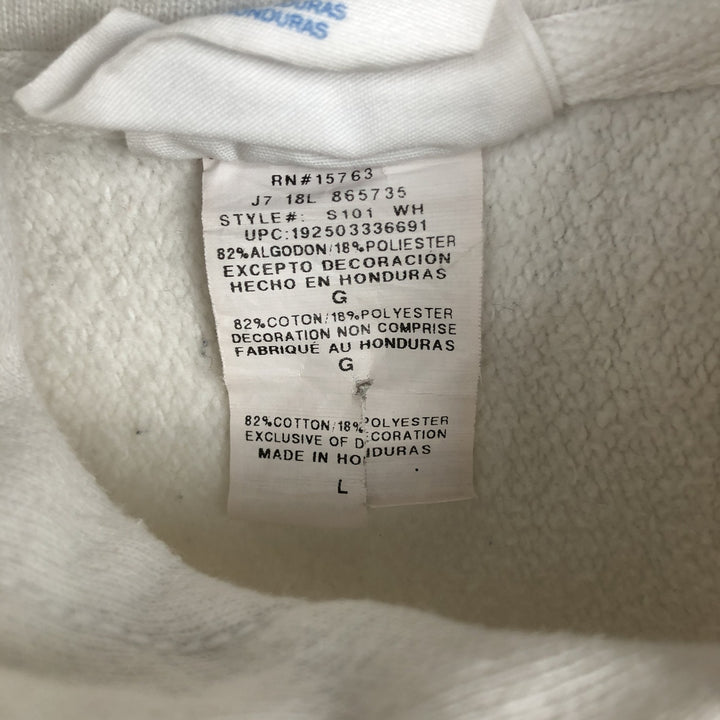 Champion REVERSE WEAVE Reverse Weave Sweat Pullover Hoodie Men's L size cotton white type Vintage Second Hand