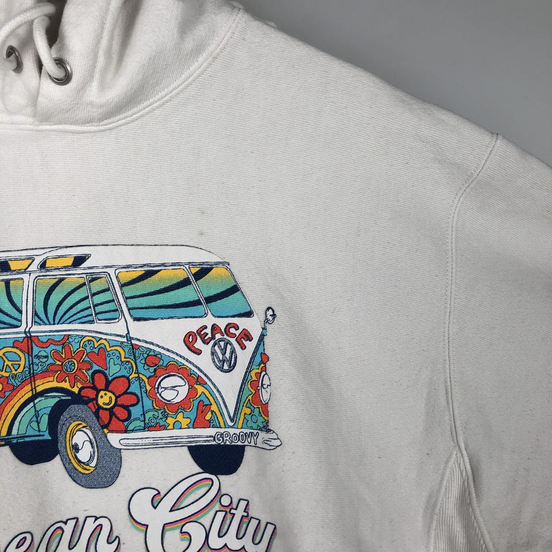 Champion REVERSE WEAVE Reverse Weave Sweat Pullover Hoodie Men's L size cotton white type Vintage Second Hand