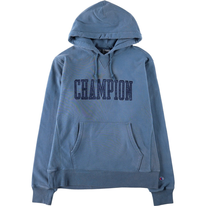 Champion REVERSE WEAVE Reverse Weave Sweat Pullover Hoodie Men's L size cotton Blue type light blue Vintage Second Hand