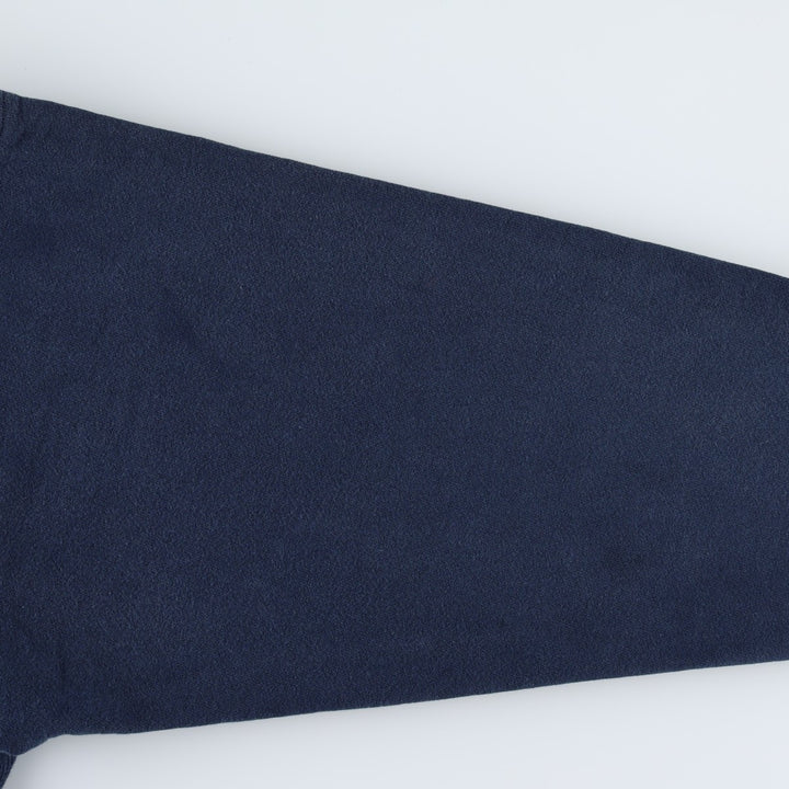 2000'S Champion PREMIUM REVERSE WEAVE Premium Reverse Weave Sweatshirt Pullover Hoodie, Men's Size L cotton navy blue type Vintage Second Hand