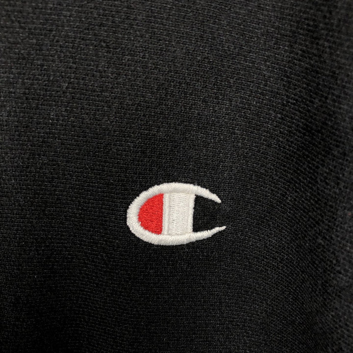 Champion REVERSE WEAVE Reverse Weave Sweat Pullover Hoodie Men's L size cotton black type Vintage Second Hand