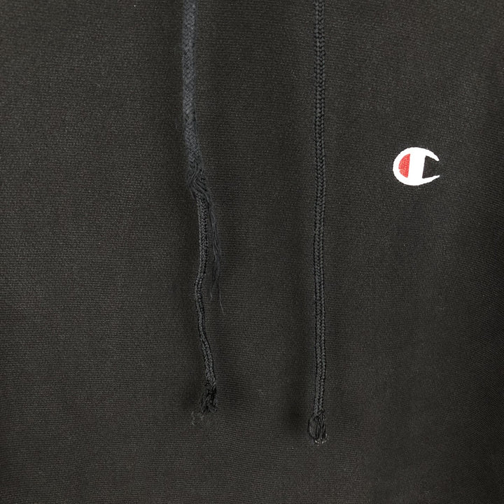 Champion REVERSE WEAVE Reverse Weave Sweat Pullover Hoodie Men's L size cotton black type Vintage Second Hand