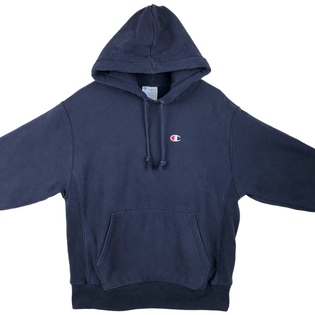 Champion REVERSE WEAVE Reverse Weave Sweat Pullover Hoodie Men's L size cotton navy blue type Vintage Second Hand