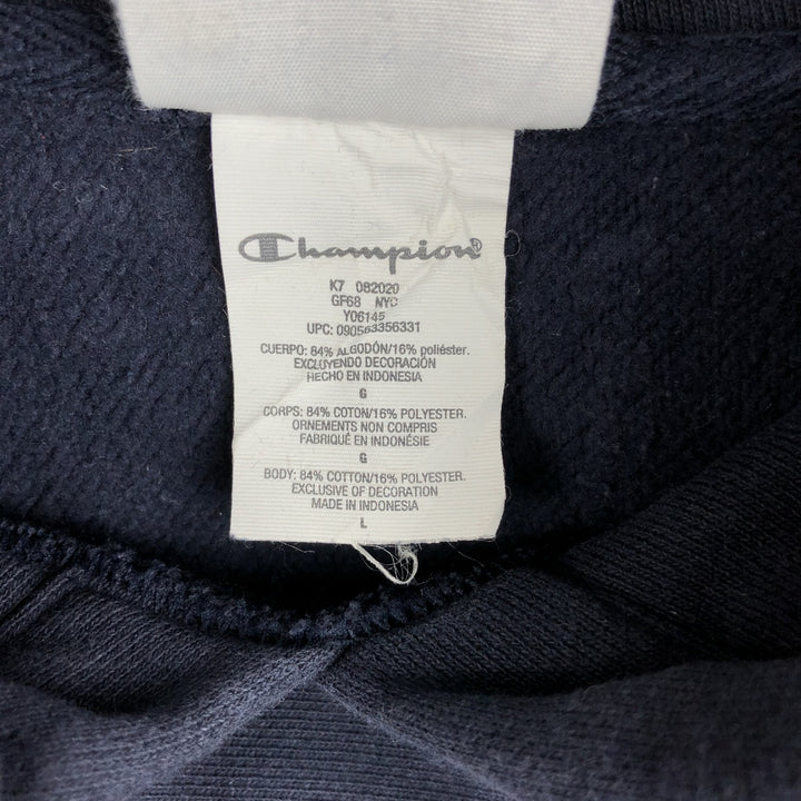 Champion REVERSE WEAVE Reverse Weave Sweat Pullover Hoodie Men's L size cotton navy blue type Vintage Second Hand