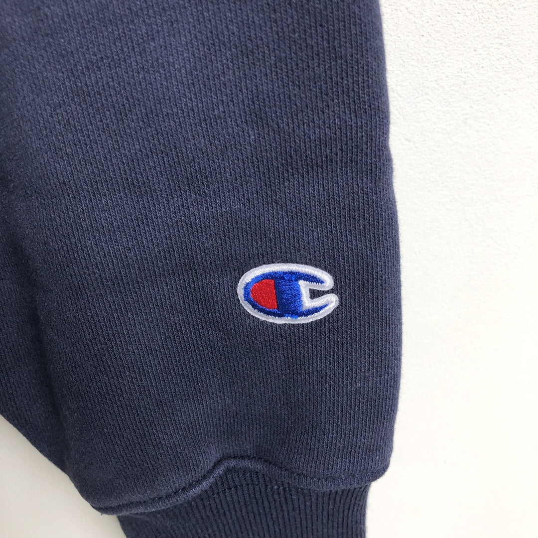 Champion REVERSE WEAVE Reverse Weave Sweat Pullover Hoodie Men's L size cotton navy blue type Vintage Second Hand
