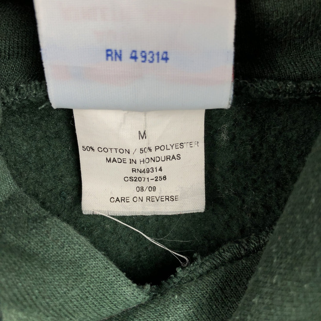 2000'S Champion Authentic Athletic Apparel College Pullover Hoodie, Men's Size M cotton Green type dark green Vintage Second Hand