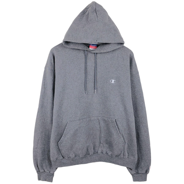 2000'S Champion Authentic Athletic Apparel Pullover Hoodie, Men's Size L unclear gray type Vintage Second Hand