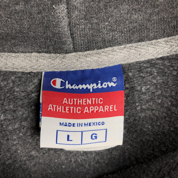 2000'S Champion Authentic Athletic Apparel Pullover Hoodie, Men's Size L unclear gray type Vintage Second Hand