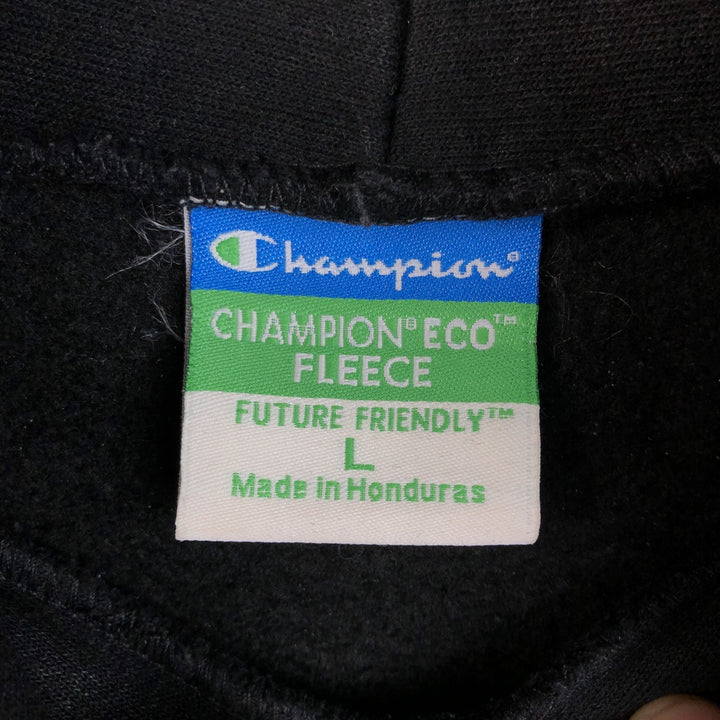 Champion College Sweat Pullover Hoodie, Men's Size L cotton black type Vintage Second Hand