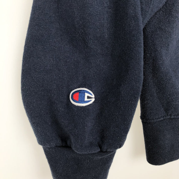 Champion College Sweat Pullover Hoodie, Men's XL cotton navy blue type Vintage Second Hand