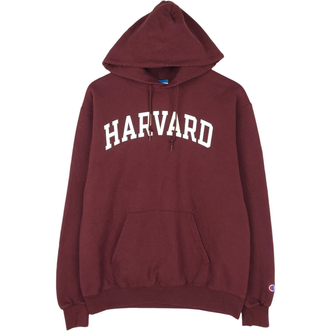 Champion ECO FLEECE College Sweat Pullover Hoodie, Men's Size M cotton burgundy type Vintage Second Hand