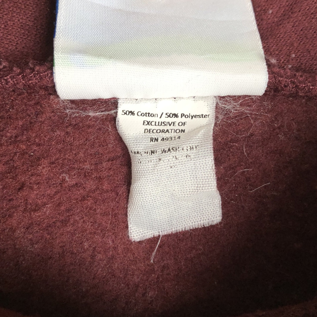 Champion ECO FLEECE College Sweat Pullover Hoodie, Men's Size M cotton burgundy type Vintage Second Hand