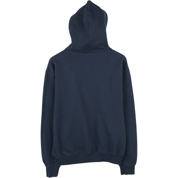 Champion Authentic Athletic Apparel College Sweatshirt Pullover Hoodie, Men's Size M (approx.) unclear navy blue type Vintage Second Hand