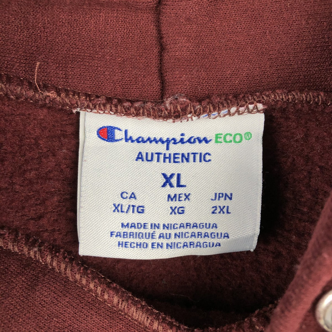 Champion HARVARD College Sweatshirt Pullover Hoodie, Men's Size XL (approx.) cotton burgundy type Vintage Second Hand