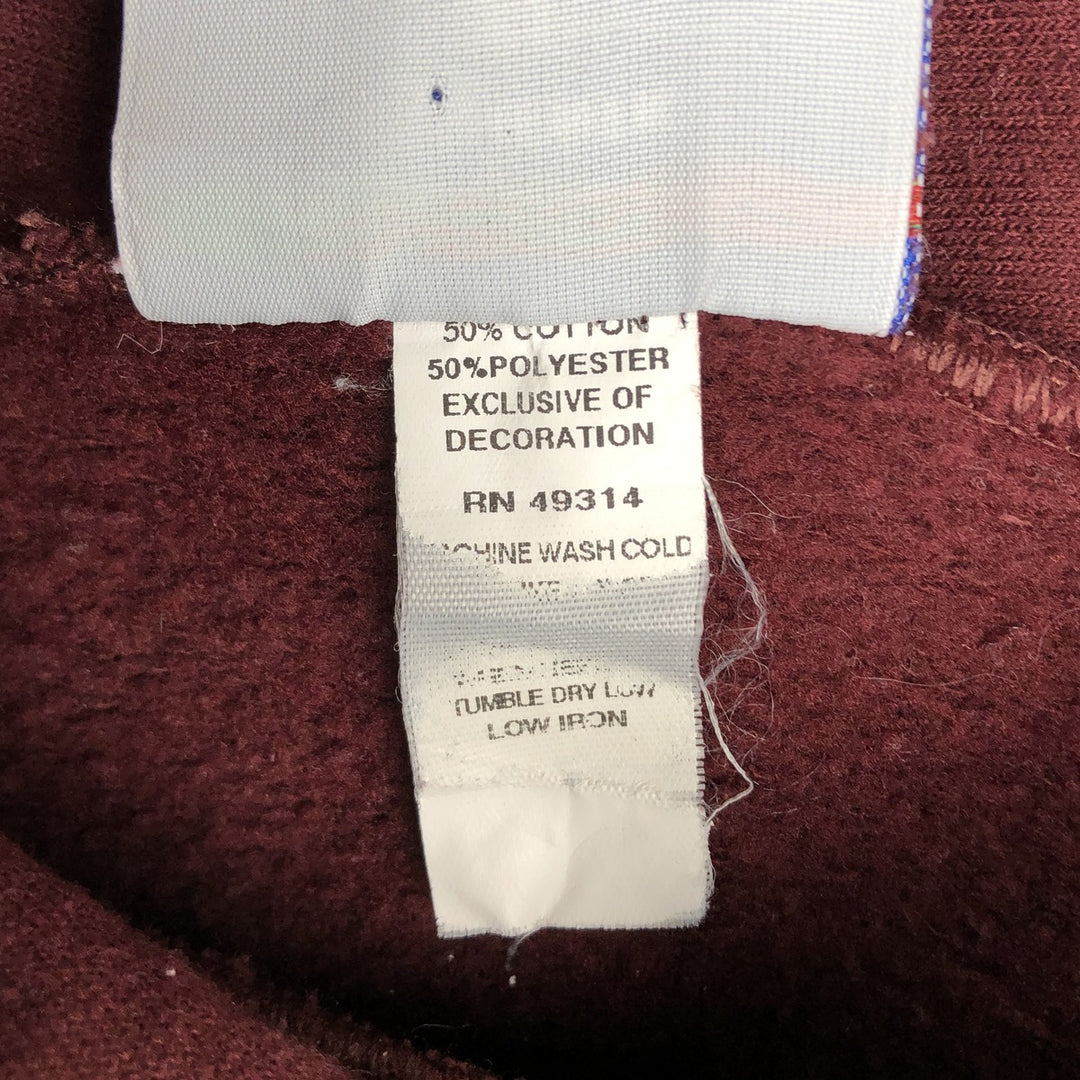 Champion HARVARD College Sweatshirt Pullover Hoodie, Men's Size XL (approx.) cotton burgundy type Vintage Second Hand