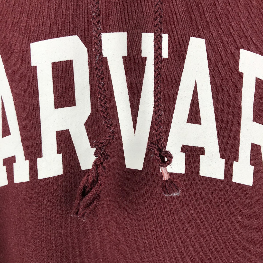 Champion HARVARD College Sweatshirt Pullover Hoodie, Men's Size XL (approx.) cotton burgundy type Vintage Second Hand