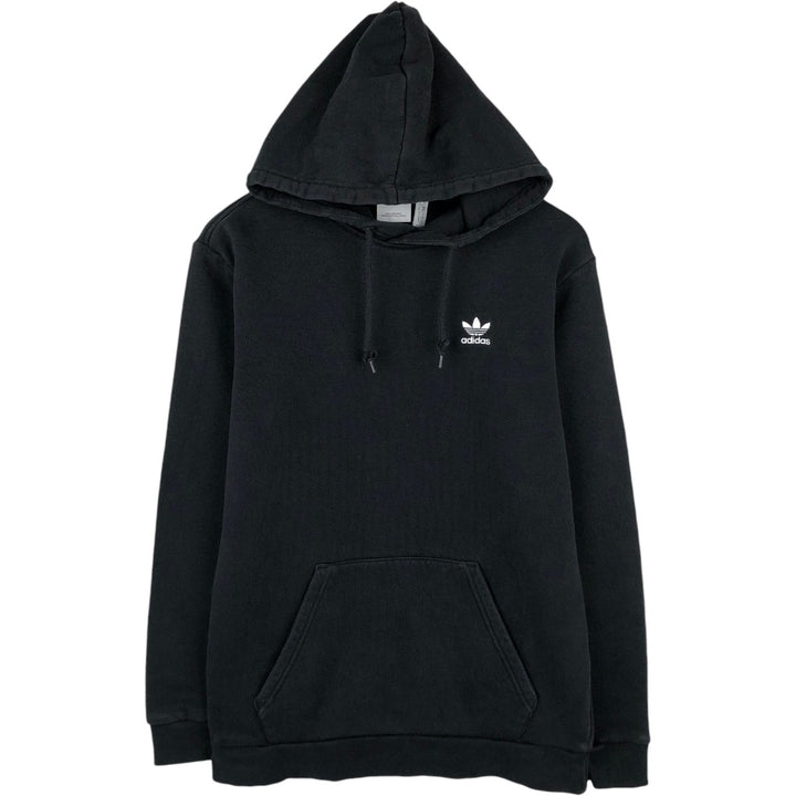 Adidas Originals Sweatshirt Pullover Hoodie, Men's Size Small cotton black type Vintage Second Hand