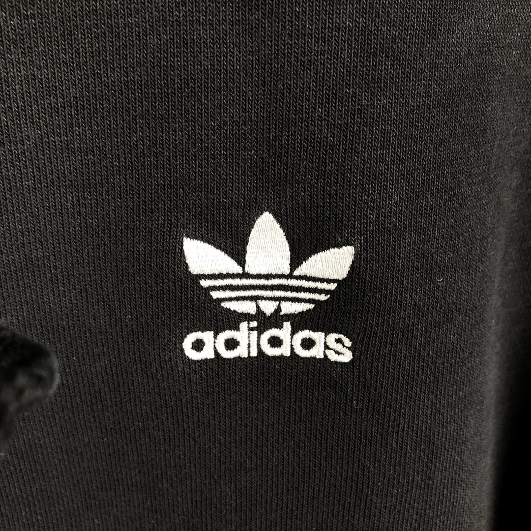 Adidas Originals Sweatshirt Pullover Hoodie, Men's Size Small cotton black type Vintage Second Hand