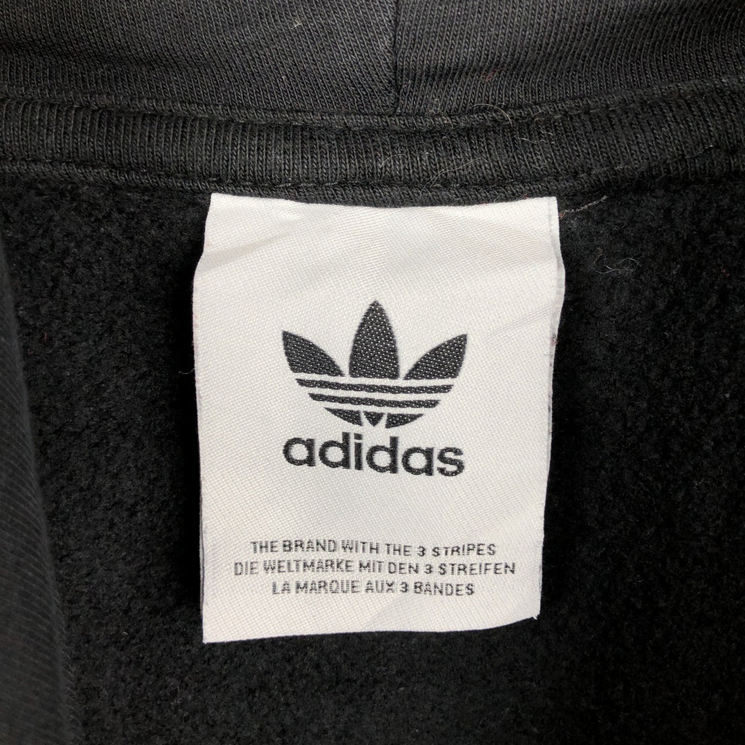 Adidas Originals Sweatshirt Pullover Hoodie, Men's Size Small cotton black type Vintage Second Hand