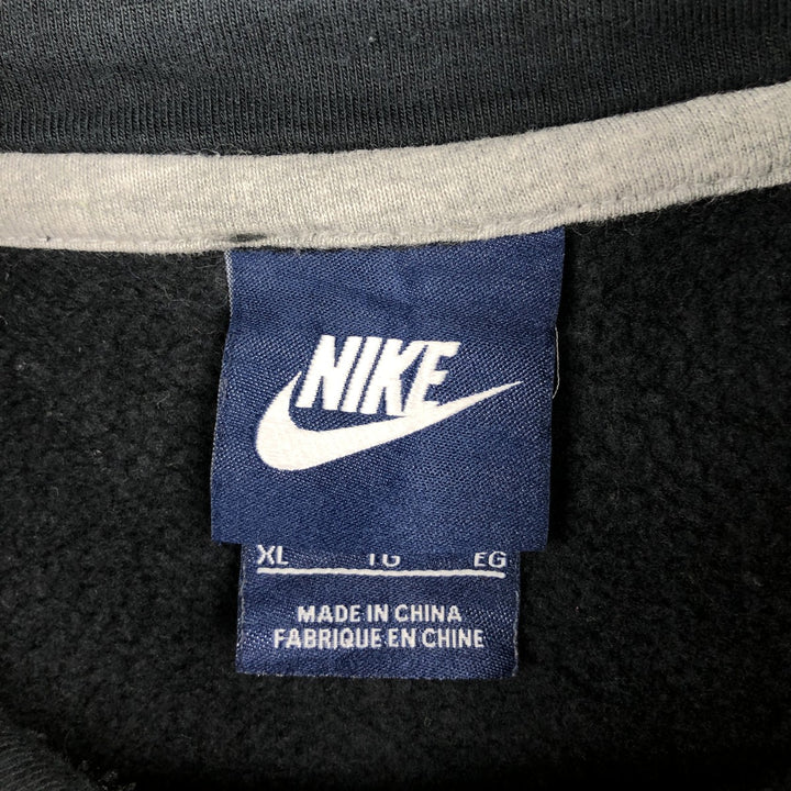 Nike Sweat Pullover Hoodie Men's XL Size cotton navy blue type Vintage Second Hand
