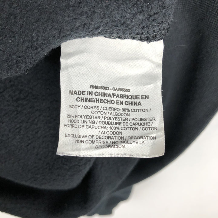 Nike Sweat Pullover Hoodie Men's XL Size cotton navy blue type Vintage Second Hand