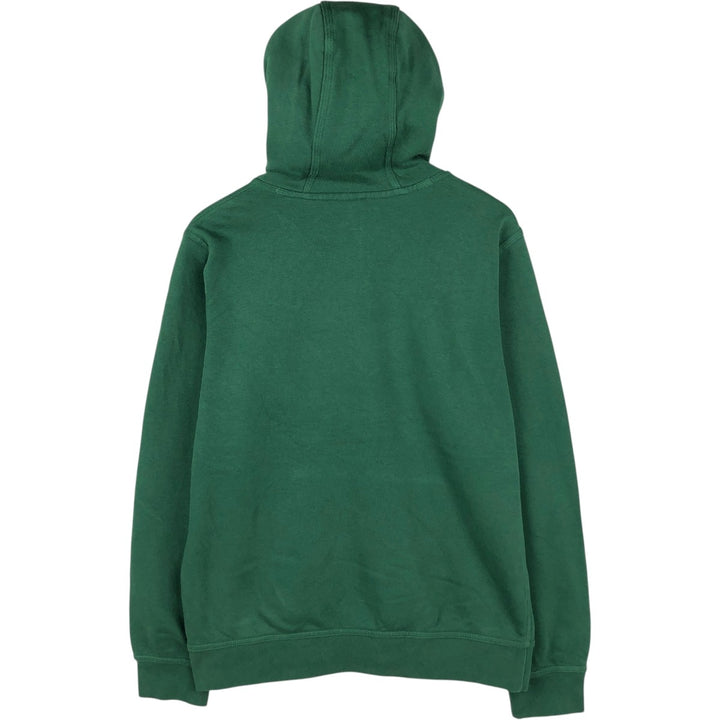 Nike Sweat Pullover Hoodie, Men's Size L cotton Green type dark green Vintage Second Hand